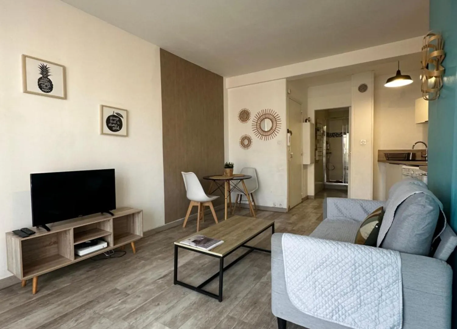 Appartement T2 St Jean 5' port/gare balcon Clim wifi à Toulon